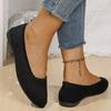 Fashion Classics Black Soft Sole Non Slip Flats Women Summer Autumn Comfort Light Loafers Woman Plus Size Platform Walking Shoes Mujer