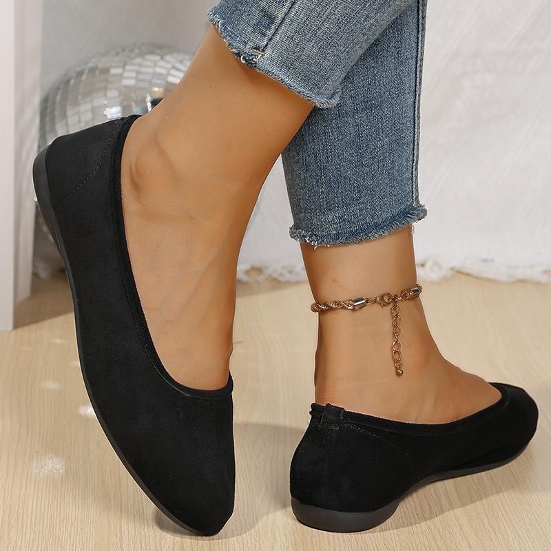 Fashion Classics Black Soft Sole Non Slip Flats Women Summer Autumn Comfort Light Loafers Woman Plus Size Platform Walking Shoes Mujer
