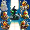 New Princess Duck Anime Character Classic Movie Character Duck Image Warrior Duck Art Gift