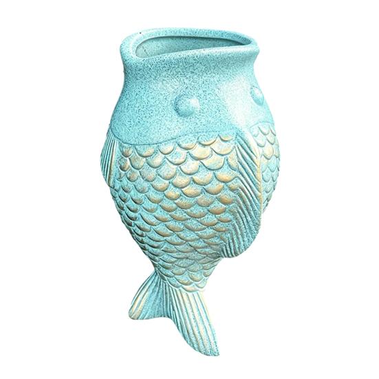 Fioriera a Forma di Pesce da Parete Fioriera a Sospensione a Forma di Pesce Fioriera Decorativa da Parete per Balcone Patio Esterno Giardino