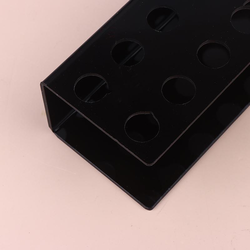 1Pc Acrylic Marker Pen Holder With 10 Slots - Wall-Mounted Dry Erase Storage Rack Classic Design Pen Holder Suitable For Office