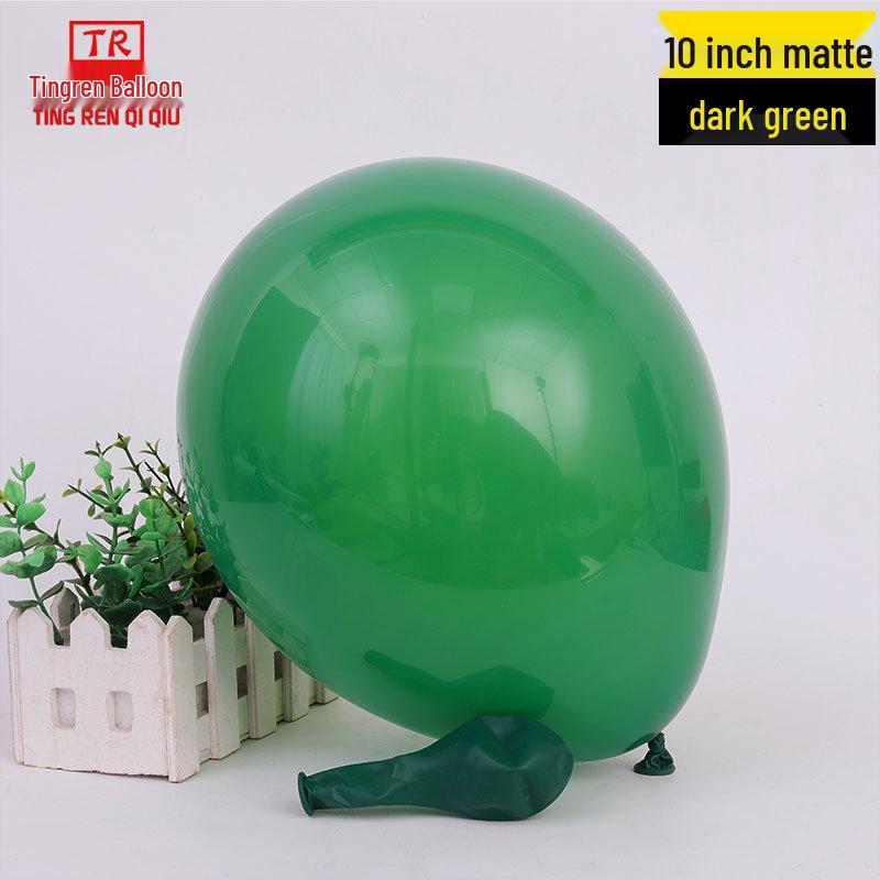 10-inch Wedding Celebration Matte Balloons - Pack of 1.8g Round Latex for Party Decorations & Arrangements.