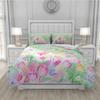 Floral Duvet Cover Kit 3D Printed Ultra-fine Fiber Pillowcase  New Wholesale Elegant and Simple Bedding Set And Soft Kit