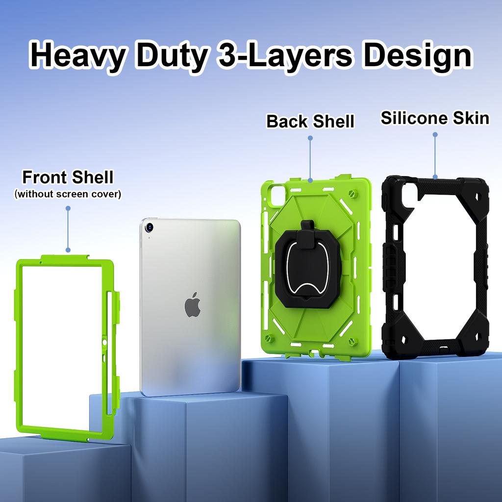 Tablet Protective Case Suitable for iPad Air 11inch M3 ()/M2 () with Pen Slot and Satchel Stand 12 Colors Available