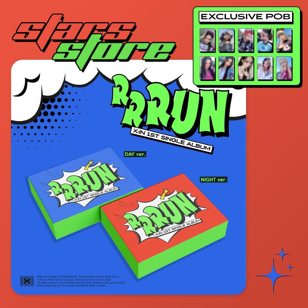(POB) X:IN - 1. singlové album RRRUN (EXKLUZIVNÍ VÝHODY PŘEDOBJEDNÁVKY)