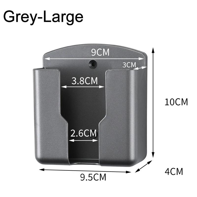 2KS Nástěnný úložný box Domácí obývací pokoj Klimatizace Dálkové ovládání Noční stolek Držák na telefon Organizér Box Police