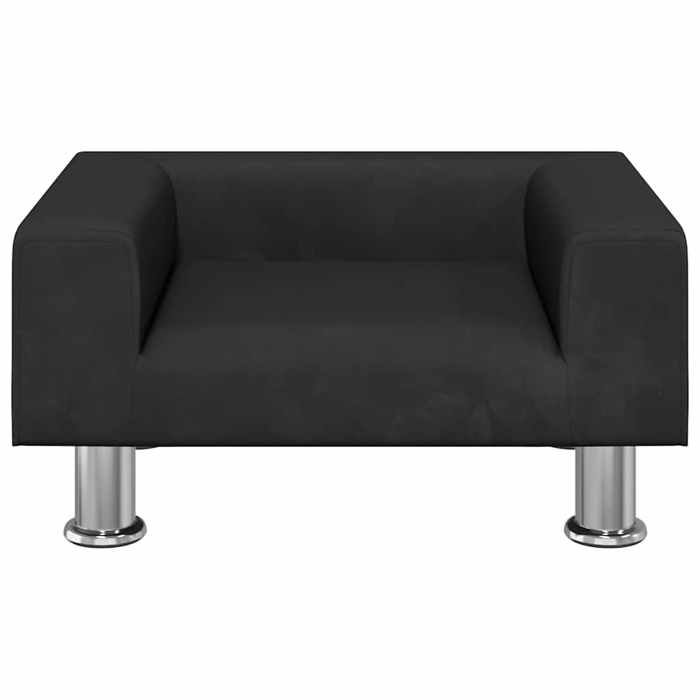 VidaXL Lit pour chien noir 50x40x26,5 cm velours 171929
