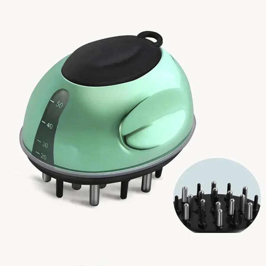 Scalp Applicator Head SPA Massager Roller Ball Brush Hair Growth Essential Oil Medicine Liquid Applicator Massage Comb Portable