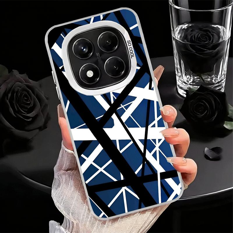 Eddie Van Halen Graphic Guitar Shockproof Phone Case for Xiaomi Redmi Note 15 14 13 12 Pro Plus 11 11S 11T 5G Cover Anti Fall Fu