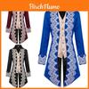 Steampunk-Mittelalterjacke für Herren, gotischer viktorianischer Gehrock, Uniform