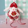 New Cute Lop-Eared Plush Rabbit Keychain Bag Charm & Crossbody Phone Clip
