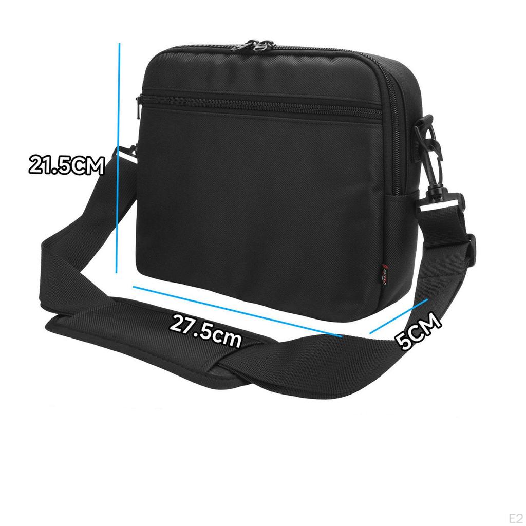 DVD Player Storage Bag for 9.5-10.5 inch Crossbody Carry, Adjustable Shoulder Strap, Nylon