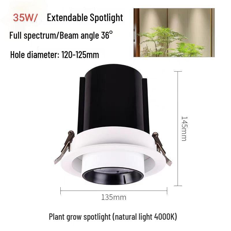 Telescopic Indoor Plant Grow Light for Greenery and Home Decor