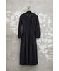 Youth Shirring Pullover Dress - Black