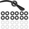 100pcs Transparent Silicone Anti-slip Eyeglass Ear Hooks Colorful Round Retainer Holder Glasses Ear Hook EyeGlasses Accessories