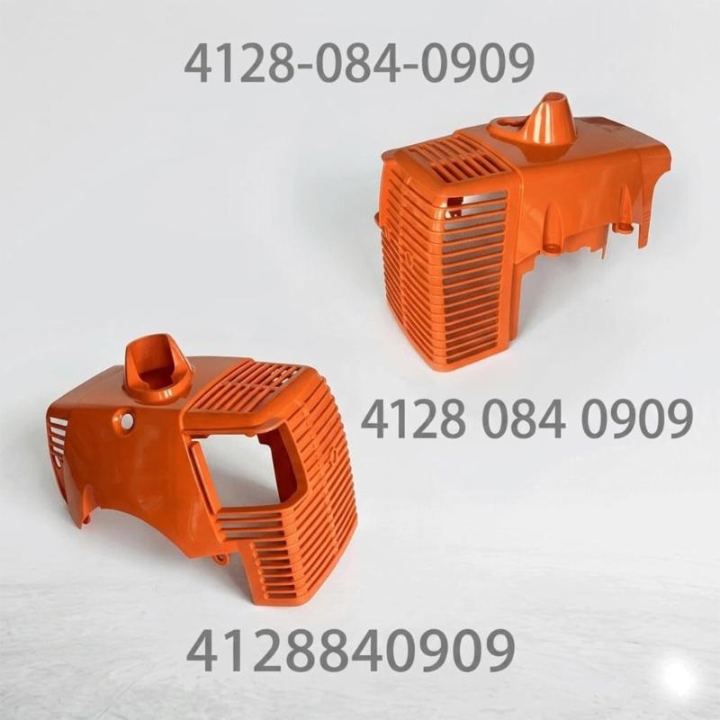 Engine Cover Housing for Brushcutter Repair ABS Nylon Vented Replacement Shell with Molded Mounting Openings for Outdoor Power Equipment, 1 Pack