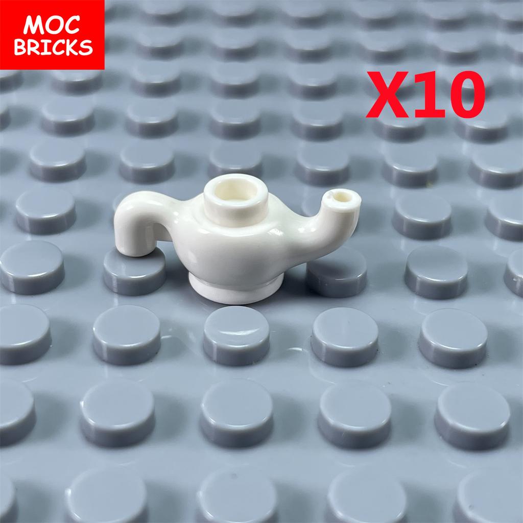 MOC Blocks Teapot Utensil Cup Chinese KUNG FU Tea Genie Lamp 98383 Learning Construction bricks Action figure Toy kid gift idea