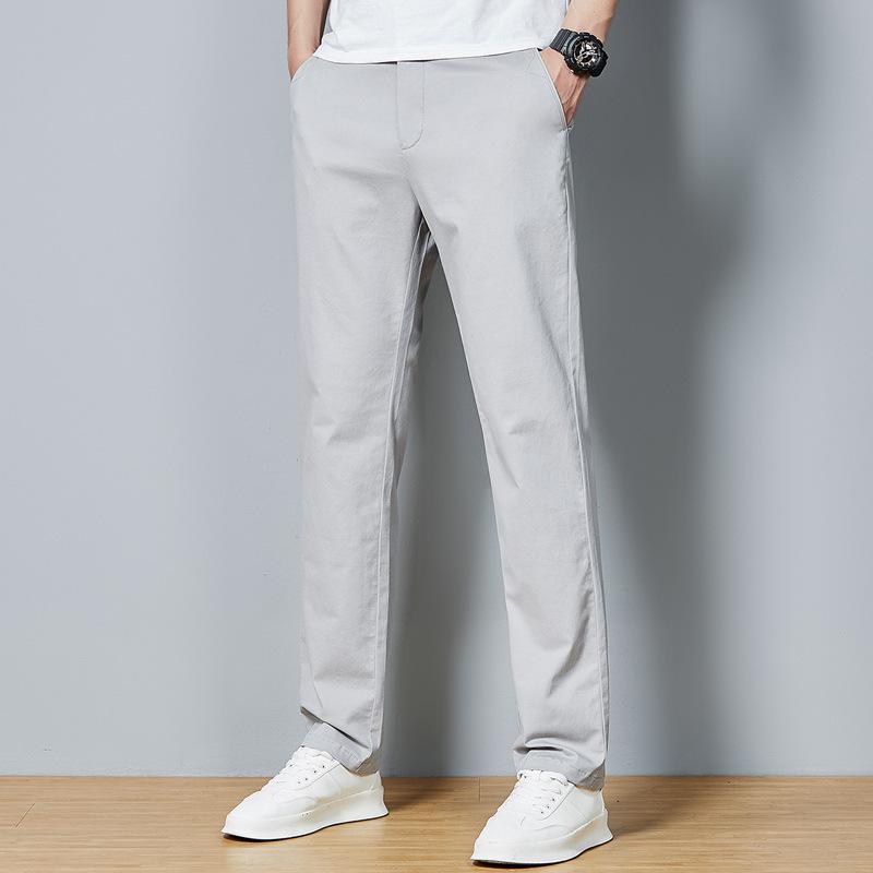 Men's Casual Pants Spring and Autumn Pants Men's Straight Leg Pants No Ironing Trousers Western Pants