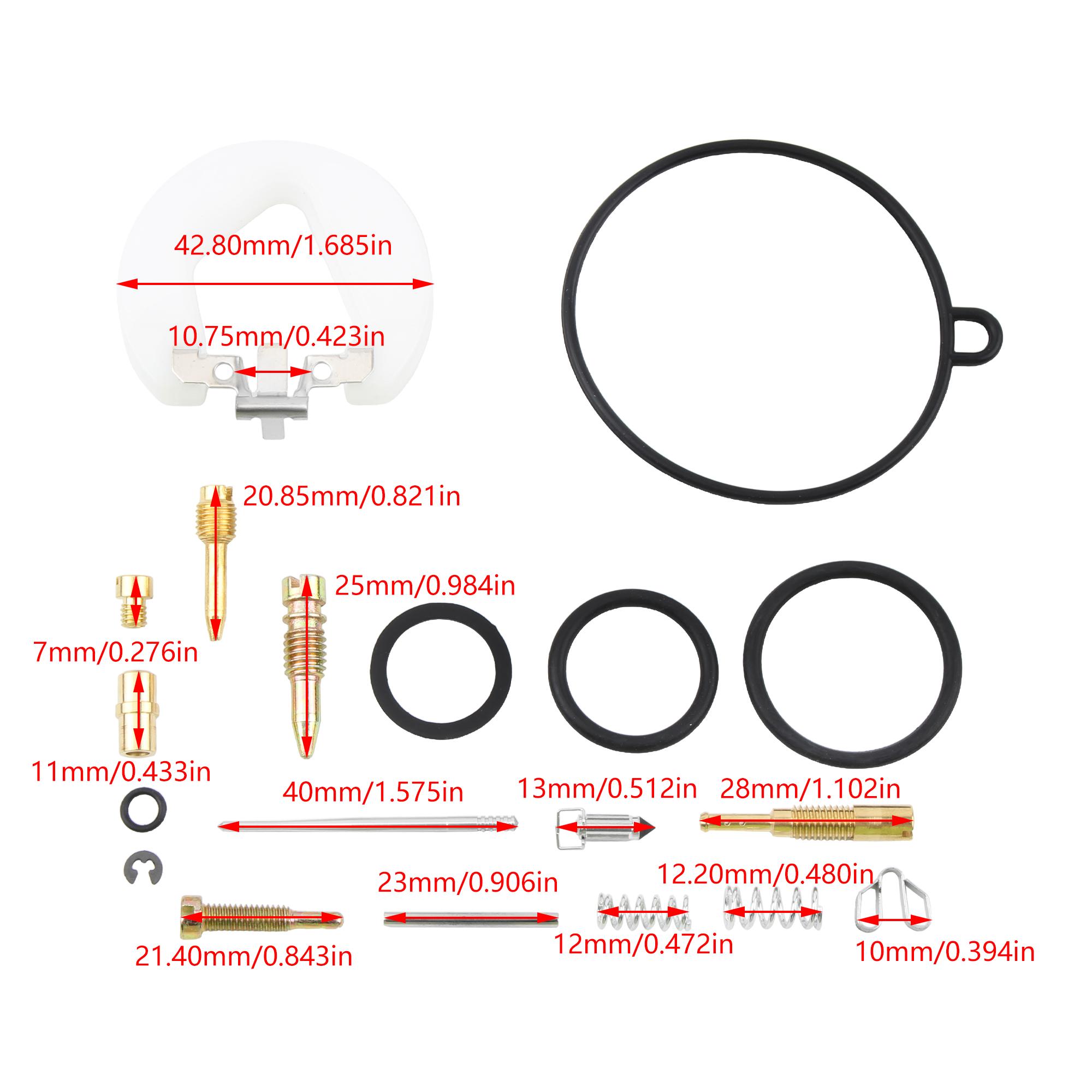 PZ19 Carburetor Carb Repair Rebuild kit parts For Dirt Pit Bike ATV Quad 70cc90cc100cc110cc125cc Go Kart Motorcycle Motocross Parts