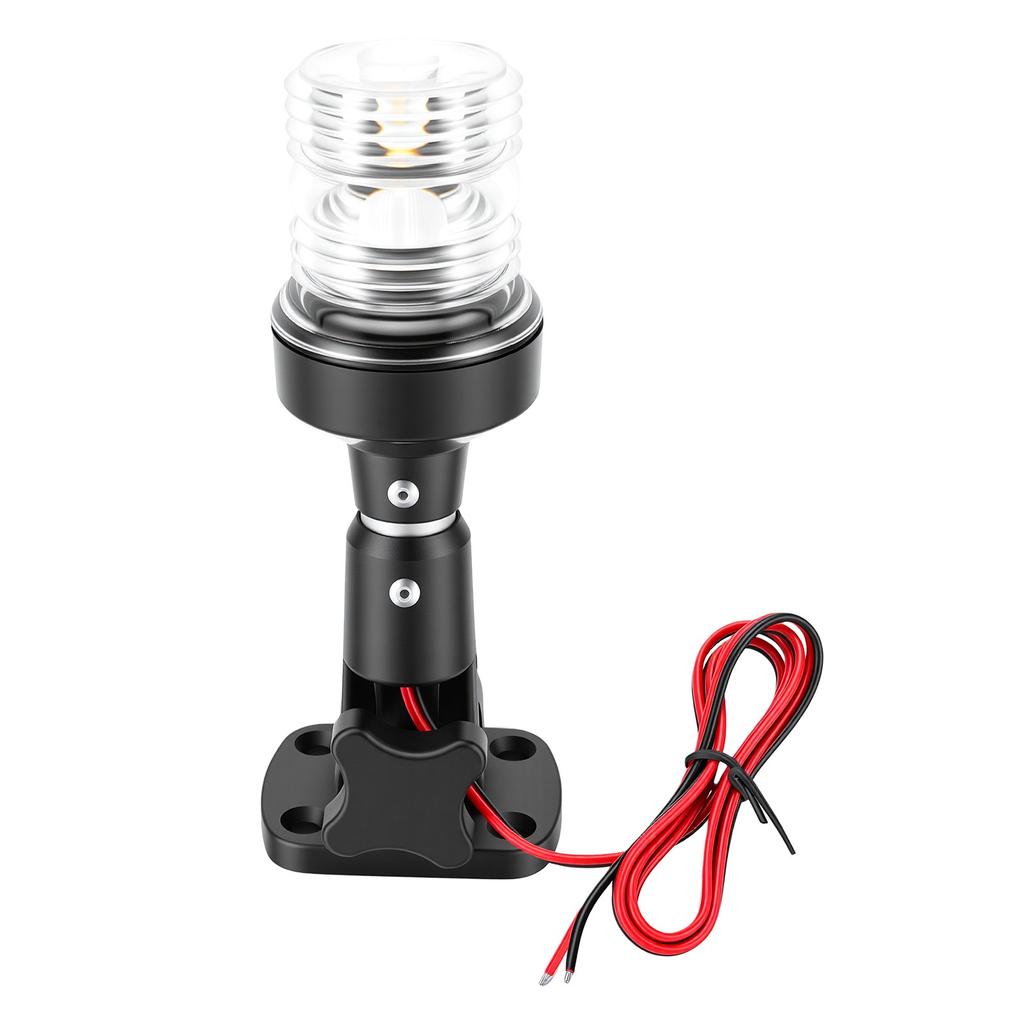 Pontoon Stern Light Bimini Light for Pontoon Boat LED Water Proof IP67 3NM Boat Anchor Light Marine Grade 360 Degree