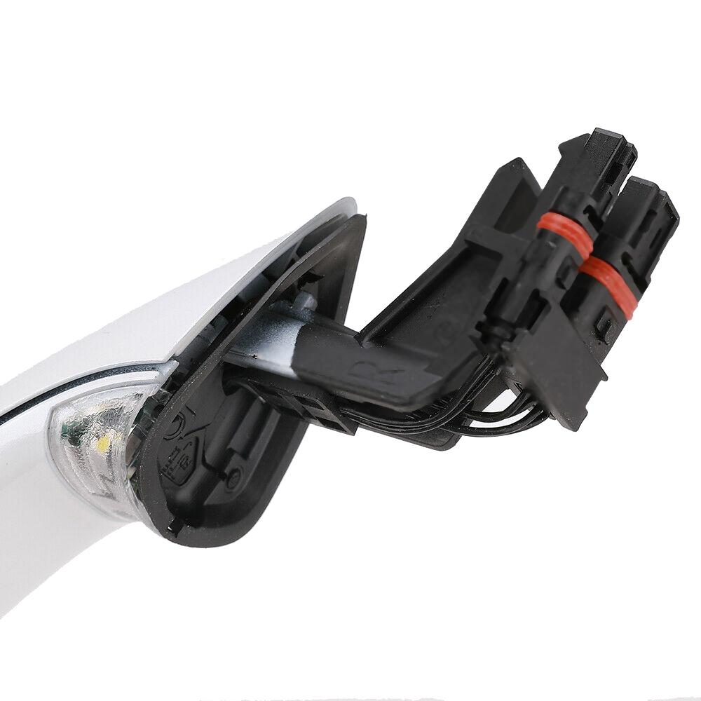 4X Outer Outside Exterior Comfort Access White Door Handle Set For BMW 5 6 7 Series F07 F10 F11 F06 F12 F13 F01 F02 51217231931
