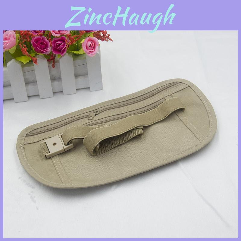 Hidden Security Money Passport Card Ticket Waist Belt Bag Pocket Travel Wallet With Ultrathin Design
