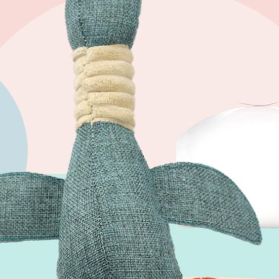 Indestructible Goose Dog Toy for Heavy Chewers Pet Stuffed Wild Goose Chew Toy with Squeaker Supports Healthy Chewing Instincts