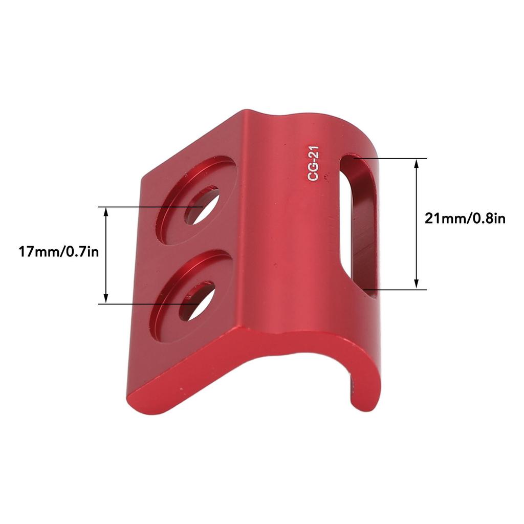 Bike Frame Gear Hook Biking Accessories Aluminum Alloy High Strength Lightweight Bike Front Derailleur Hanger for Maintenance