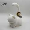 Wedding Ring Holder Cute Cat Holder, Minimalist Stand for Bedroom Dressing Creative Gift Her Table, Decorative Sitting Jewelry Organizer Rings