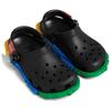 Crocs × LEGO Round Toe Platform Outdoor Breathable Clogs Unisex Black 211873-001
