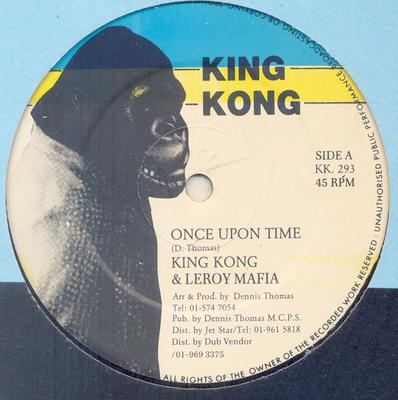 12 collu plate KING KONG & LEROY "MAFIA" HEYWOOD / - Reiz sen / Sadosim roku KK293 King Kong Lielbritānija Reggae, Ska & Dub Lietota