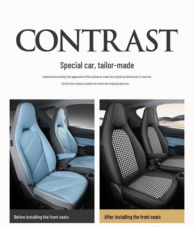 Chery eQ1 Elektroauto Leinen Sitzbezug, Vollumfassend, Ganzjährig