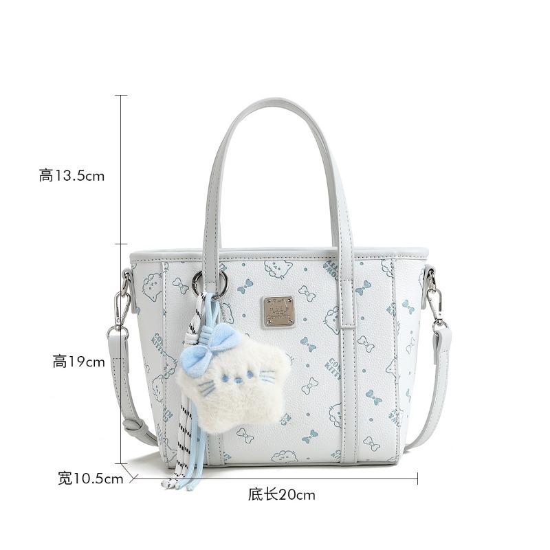 

Premium sense portable vegetable basket bag women s new light luxury niche kiity pink cute messenger bag
