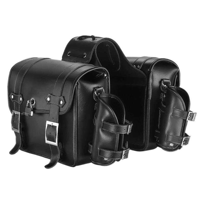 Retro Style Saddlebag Motorcycle Tool Bag Waterproof Travel Luggage Storage Bag Over Saddlebags Motorbike Accessories