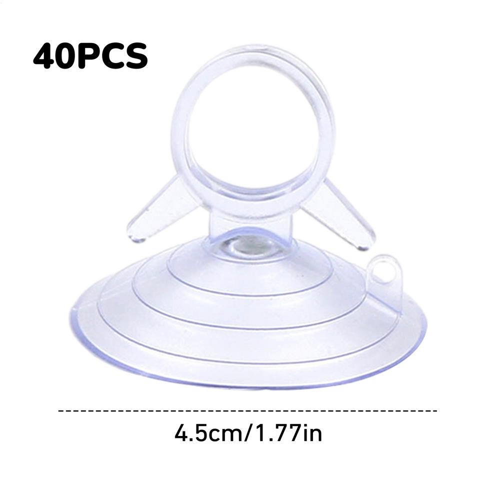 40pc Sunshade Suction Cups Sunshade Suction Cup For Car Reusable Car Glass Windshield Sunshade Suction Cups For Bathroom Kitchen