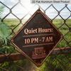 2D Flat - 1pc, Themed Around Quiet Living Habits, Wall Gift for Lifestyle Enthusiasts, Vintage Metal Sign, Suitable for Decorating Bedrooms
