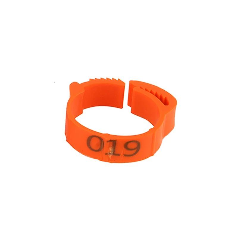 25/50 pcs chicken foot ring with adjustable inner diameter 2~2.4cm poultry digital ring duck and goose farm management supplies