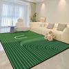 Nowoczesny styl zielony dekoracja domu salon dywan miękki duży dywan sypialniany składany łatwy w czyszczeniu sofa stół mata flanelowa