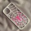 Gothic Spider Design Drop Resistant Phone Case for iPhone 17 Air 16 15 13 12 11 ProMax Pro Plus Transparent Slim Fit Bumper
