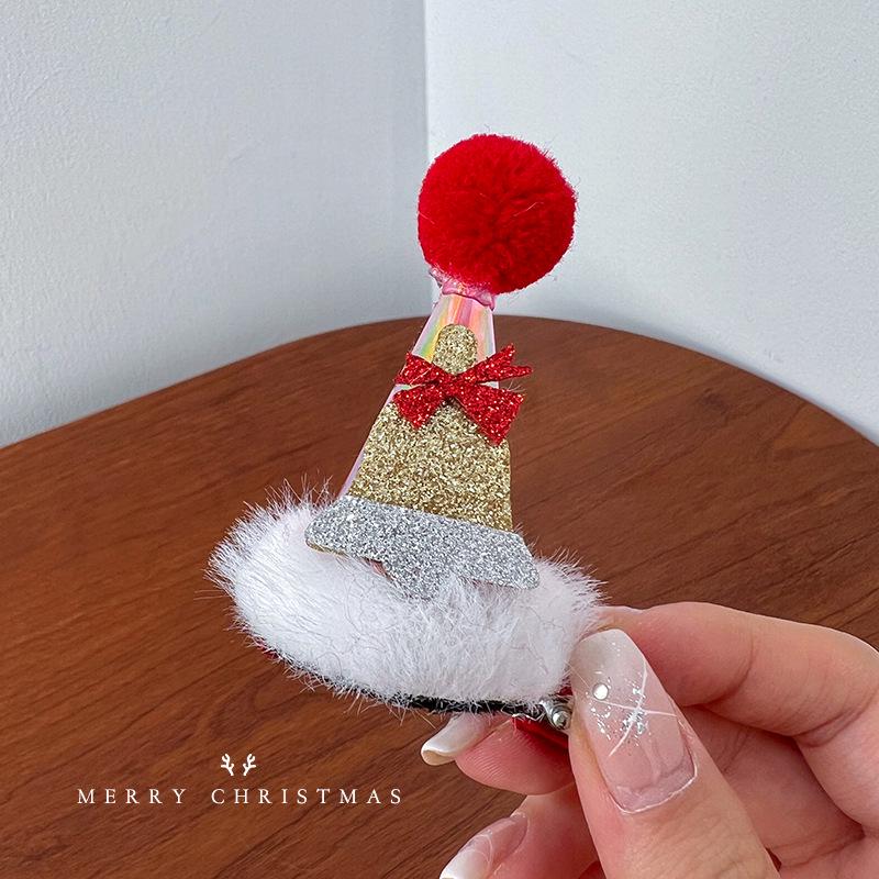 Women's Christmas Headband Plush Hat Hair Accessories for Photos