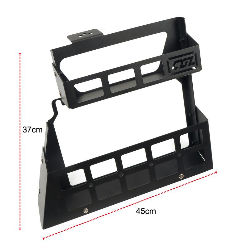 For Land Rover Defender 110 - Side Window Storage Molle Panel Rear Trunk Interior Luggage Carrier Organizer