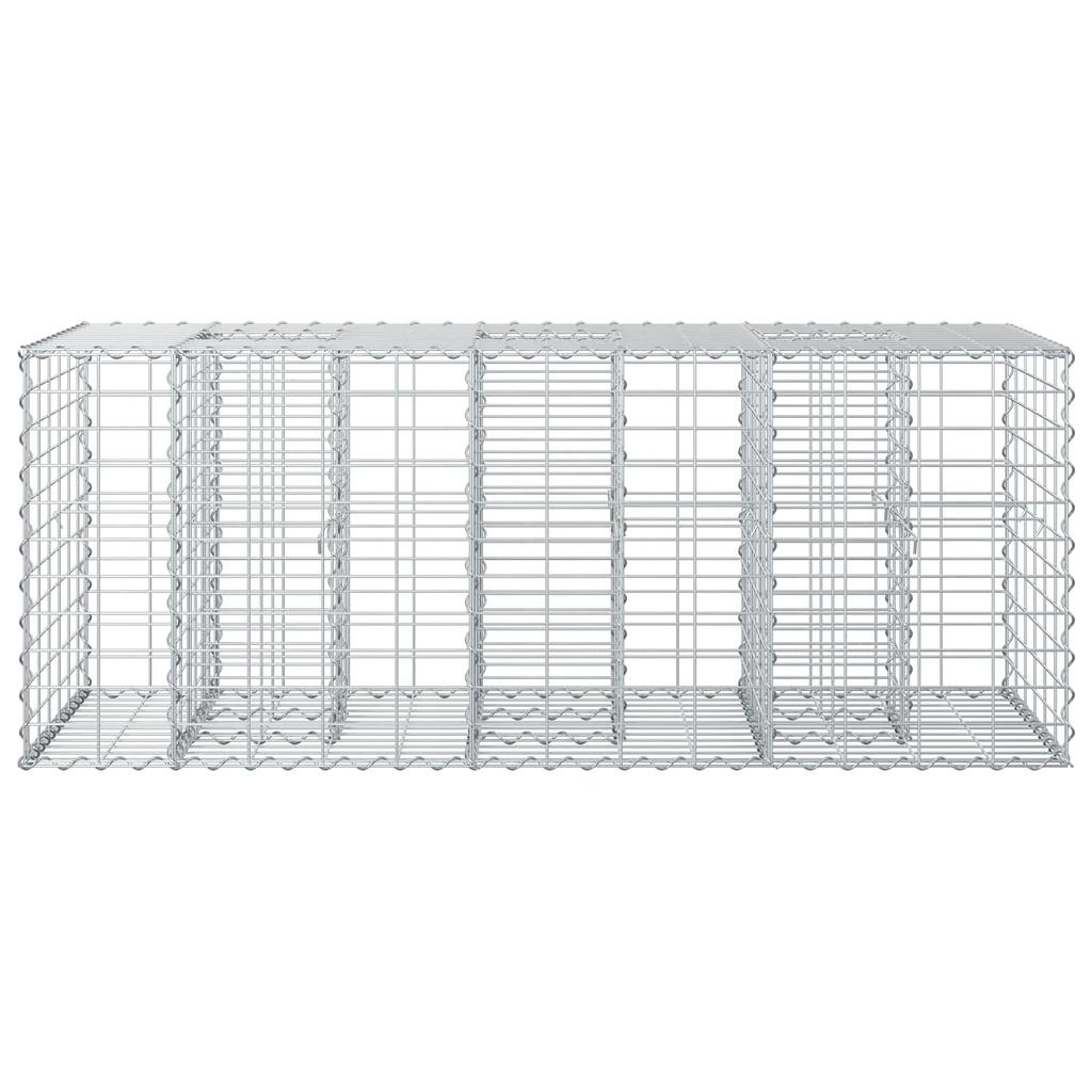 Gabion Raised Bed Silver