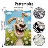 Pearl Painting Diy Sticky Diamond Creative Cartoon Funny Dog Daisy Meadow Diamond Painting Kit Living Room Hanging Painting