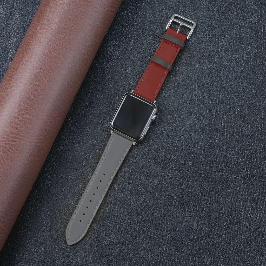 Leather strap for Apple watch band 44mm 40mm 42mm Single tour bracelet correa iWatch series 8 SE 7 6 5 4 Ultra 49mm 45mm 41mm