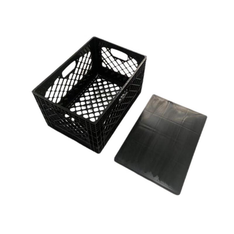 JIANGJUN 24 Quart Food Storage Basket with Lid 24 Quart