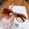 Geometric Square Sunglasses With Uv400 Protection For Summer Fashion And Outdoor Activities