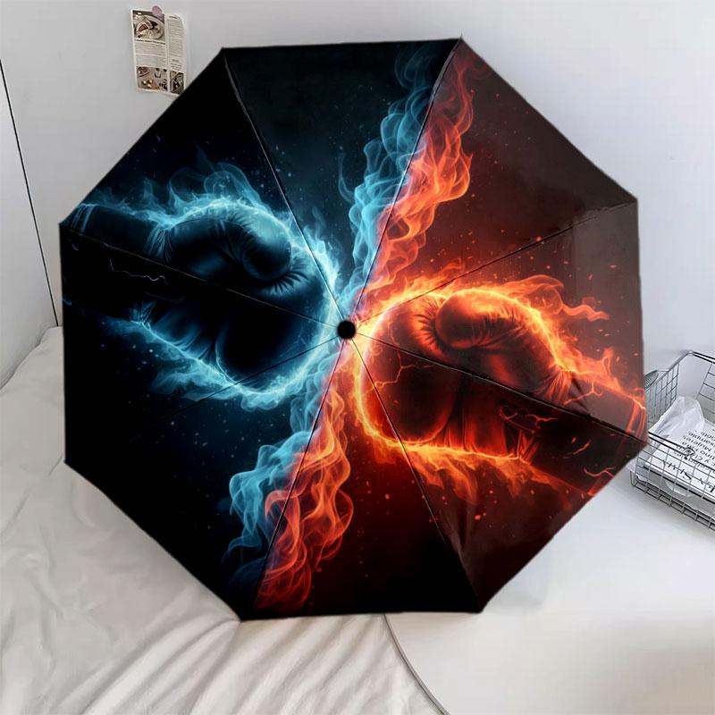 

IceFireSports Pattern Pattern New Style Umbrella, 1 Piece Automatic Folding Umbrella, Portable Travel Umbrella, Outdoor Umbrella, Birthday Gift