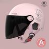 3C Certified Unisex Electric Motorcycle Helmet: All-Season, Sun-Protective, Half-Helmet for Safety
