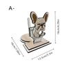 Creative and Funny Wooden Cartoon Animal Vertical Bathroom Entrance Countertop. Bathroom Personalized Roll of Toilet Paper Holder.