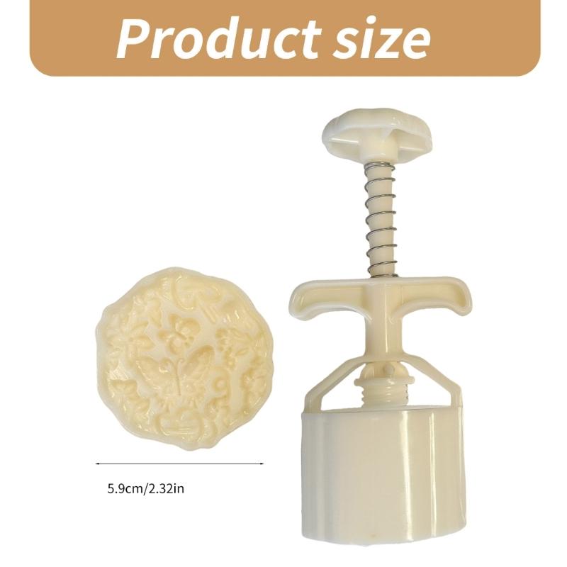 Traditional Mooncakes Maker Practical Mooncakes Molds 75g Practical Treat Baking Stamp for Family Baking Fun